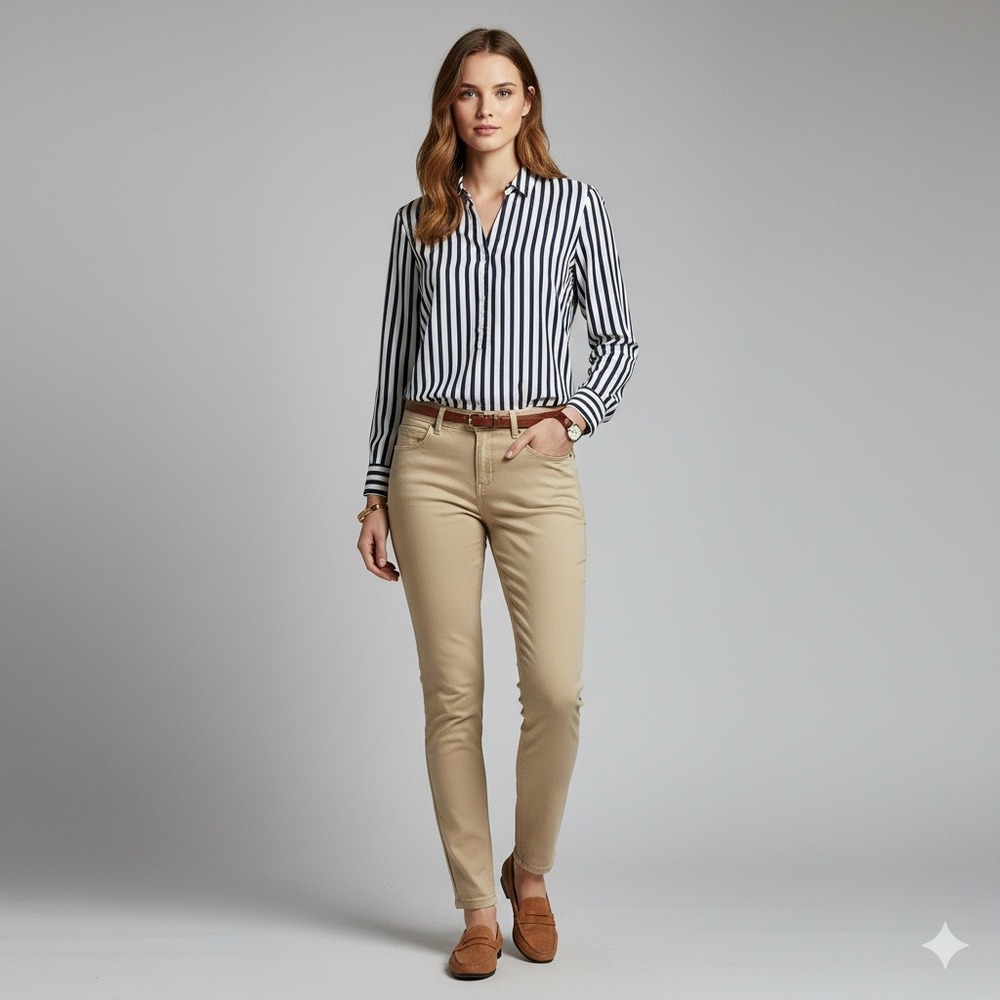 Barbell Apparel Women Athletic Chino Pants Khaki Tapered‎ Leg Size 28